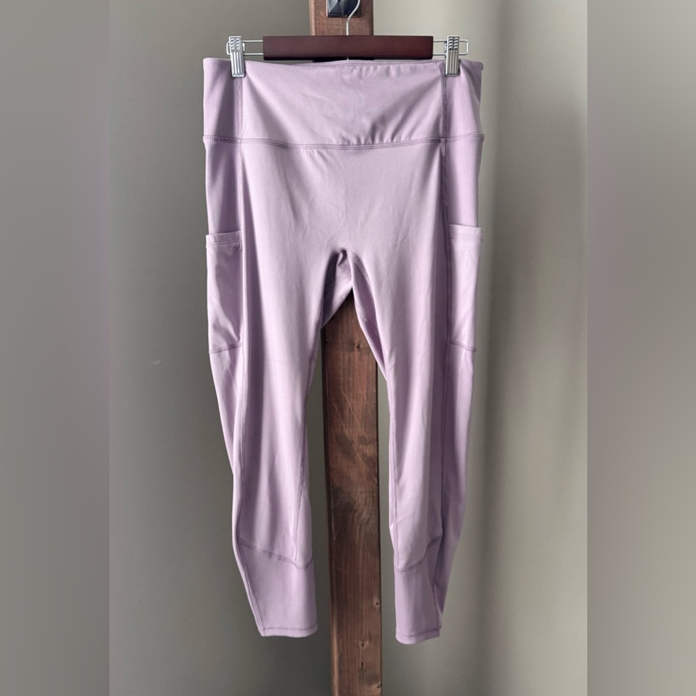 all in motion Lavender High-Waist Pocket Leggings